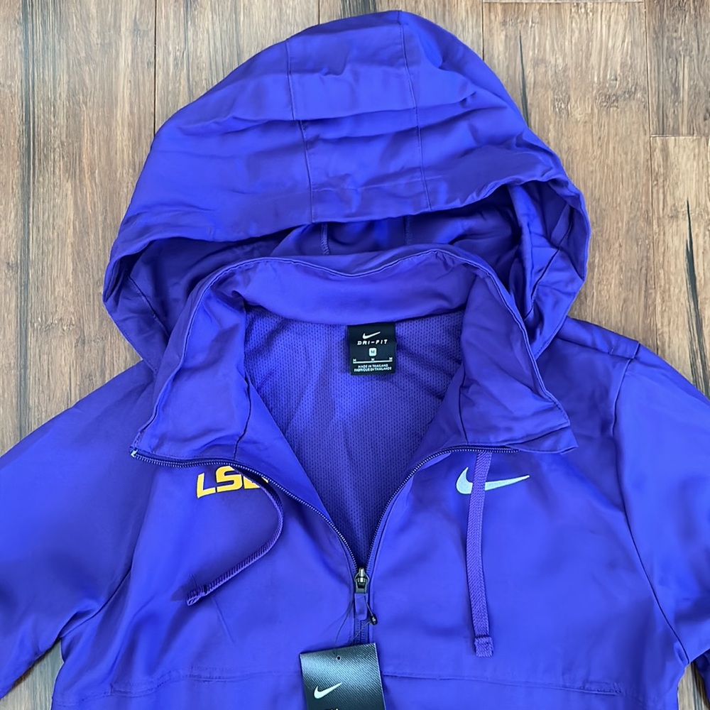 Women’s Nike DRI-FIT LSU Tigers Full Zip Practice Jacket - Brand New With Tags! - Picture 6 of 13